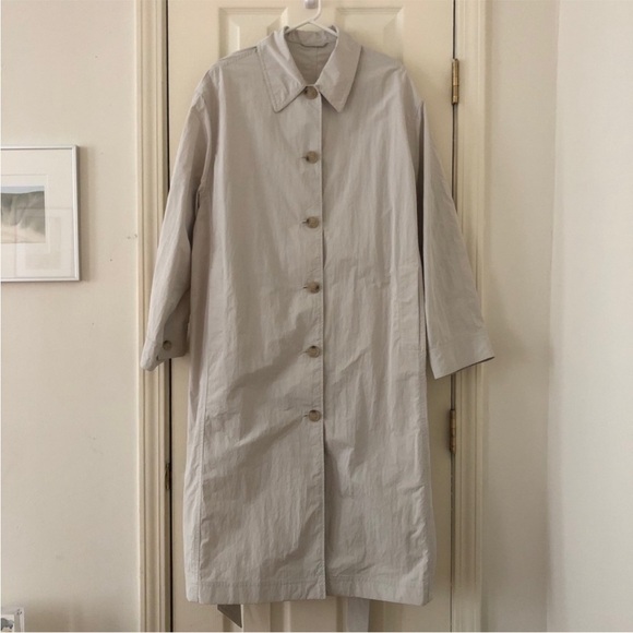 & Other Stories Jackets & Blazers - & Other Stories Neutral Beige Lightweight Trench Coat